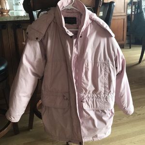 Eddie Bauer lavender/pink coat, medium